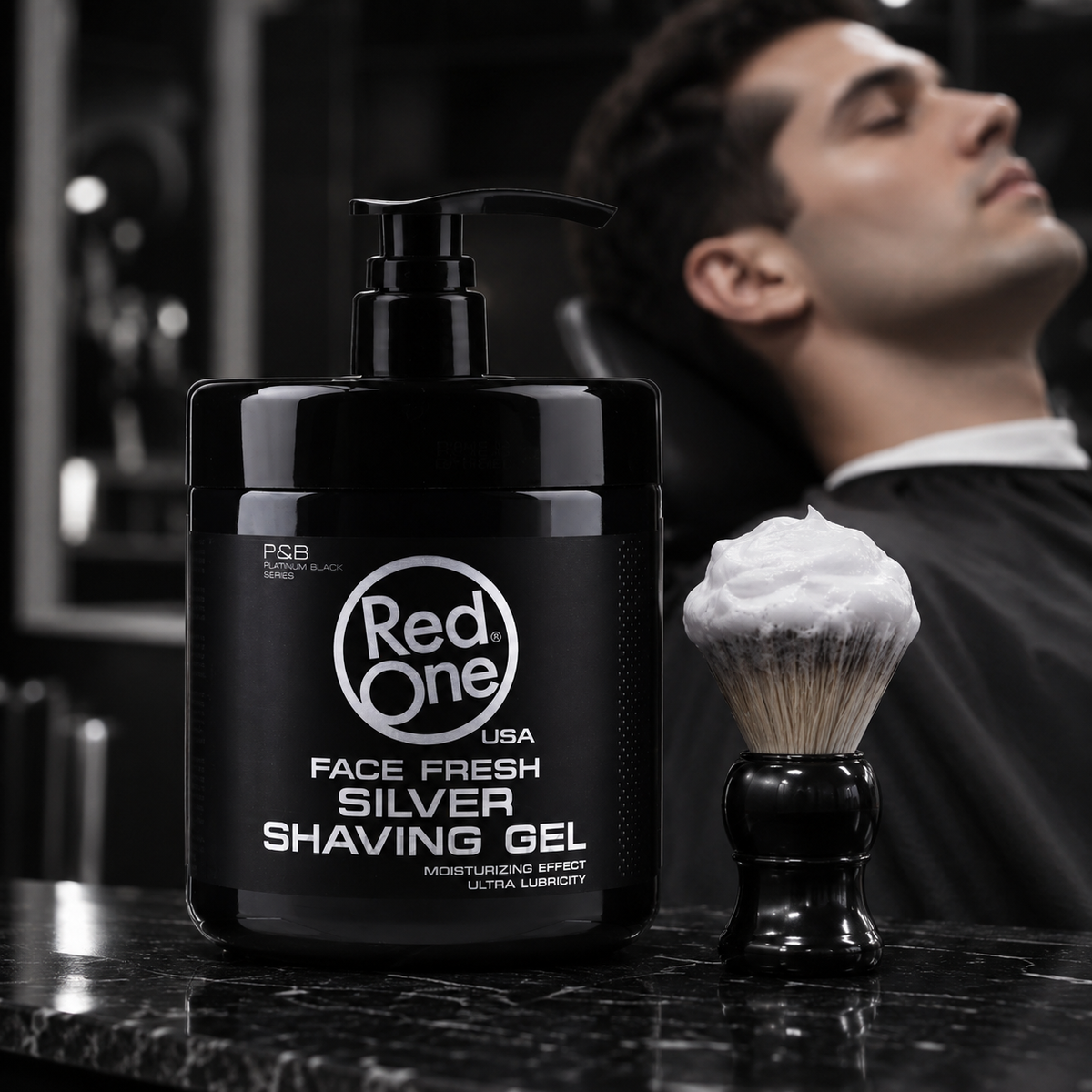 Smooth shaving result with RedOne Silver Shaving Gel