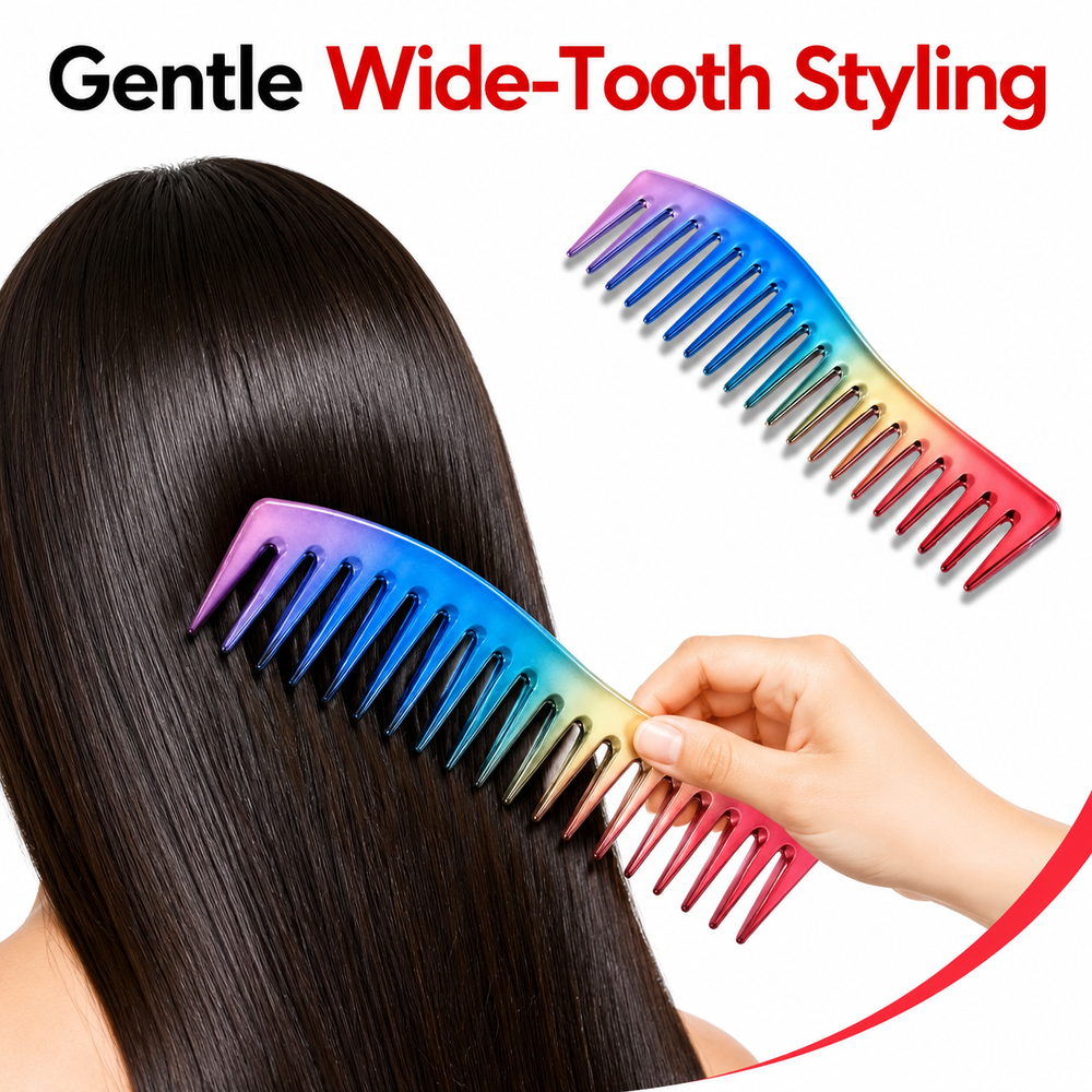 RedOne Styling Wide Comb Rainbow - Gentle Wide-Tooth Styling