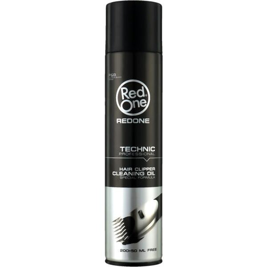 RedOne Technic Hair Clipper Cleaning Oil 200ml can with 50ml free