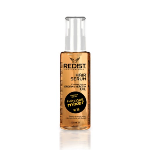 Redist Argan Oil & Keratin Hair Serum Spray 125ml bottle