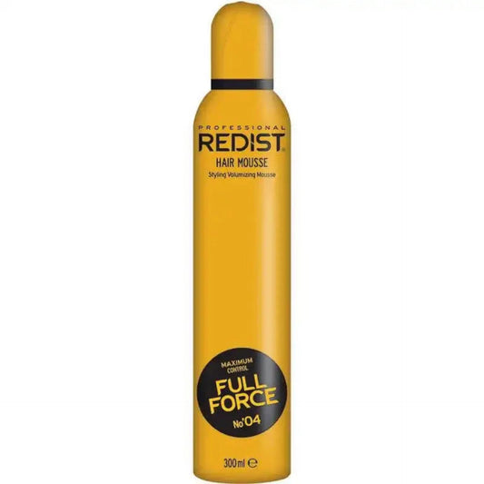 Redist Hair Mousse Full Force 300ml gold aerosol can