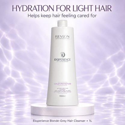Eksperience Blonde-Grey Hair Cleanser1L — hydration for light hair