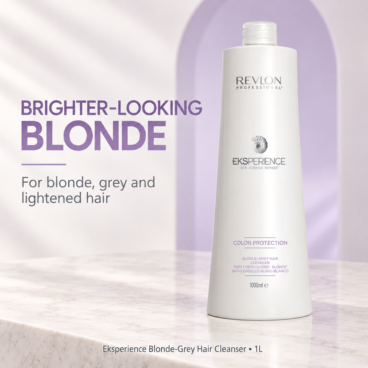 Eksperience Blonde-Grey Hair Cleanser1L — brighter-looking blonde