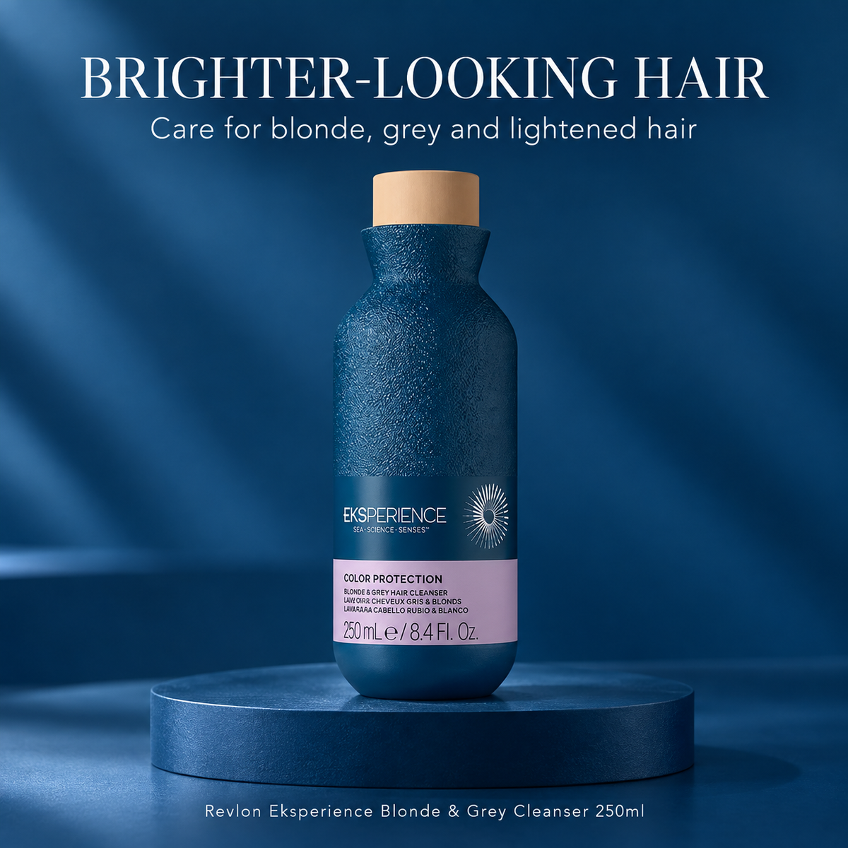 Revlon Professional Eksperience Color Protection Blonde-Grey Hair Cleanser 250ml — BRIGHTER-LOOKING HAIR