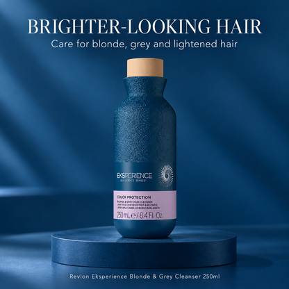 Revlon Professional Eksperience Color Protection Blonde-Grey Hair Cleanser 250ml — BRIGHTER-LOOKING HAIR