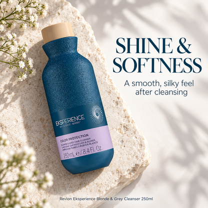 Revlon Professional Eksperience Color Protection Blonde-Grey Hair Cleanser 250ml — SHINE & SOFTNESS