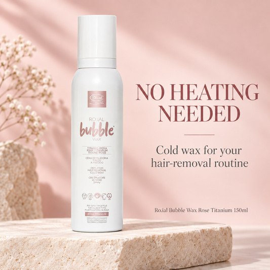 Ro.ial Professional Cold Bubble Wax Rose 150ml — NO HEATING NEEDED