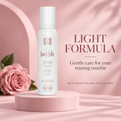 Ro.ial Professional Cold Bubble Wax Rose 150ml — LIGHT FORMULA