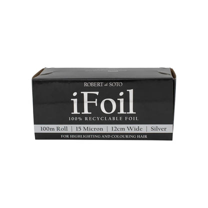 Robert DeSoto iFoil 15 Micron Foil 100m x 125mm - Silver - MV hair and beauty
