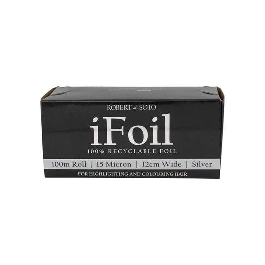 Robert DeSoto iFoil 15 Micron Foil 100m x 125mm - Silver - MV hair and beauty