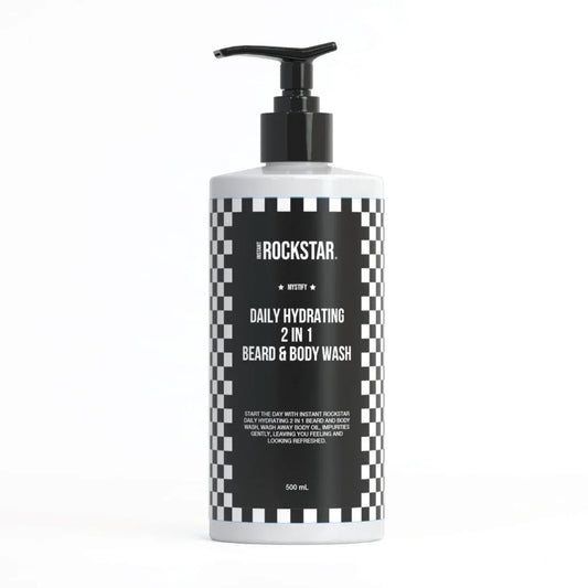 Rockstar 2 in 1 Beard & Body Wash 500ml