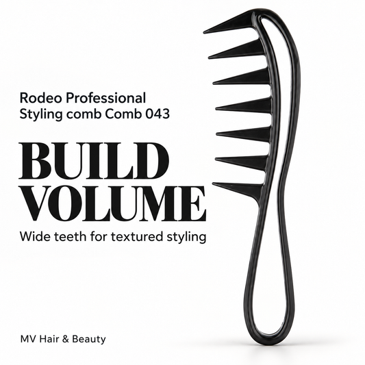 Rodeo Professional Styling Comb 043 building volume in hair