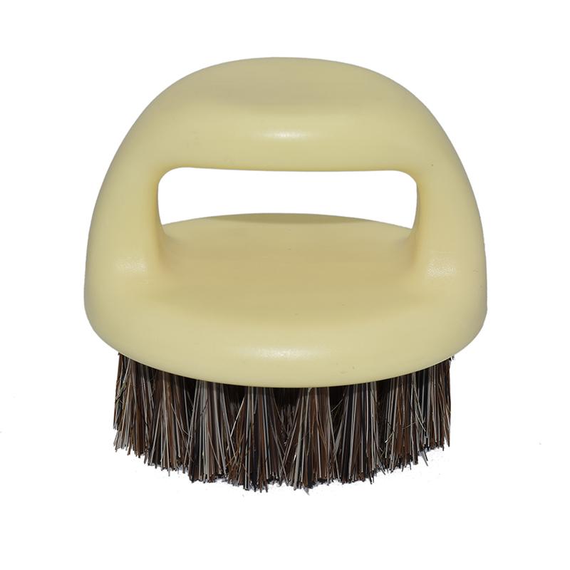 Round Handle Boar Hair Bristle Beard Brush