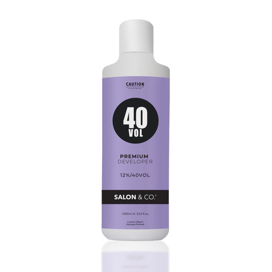 Salon & Co Premium Developer 40 Vol 12% purple 1L bottle