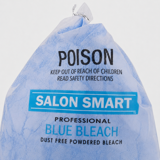 Salon Smart Professional Blue Bleach 500g sealed bag label detail