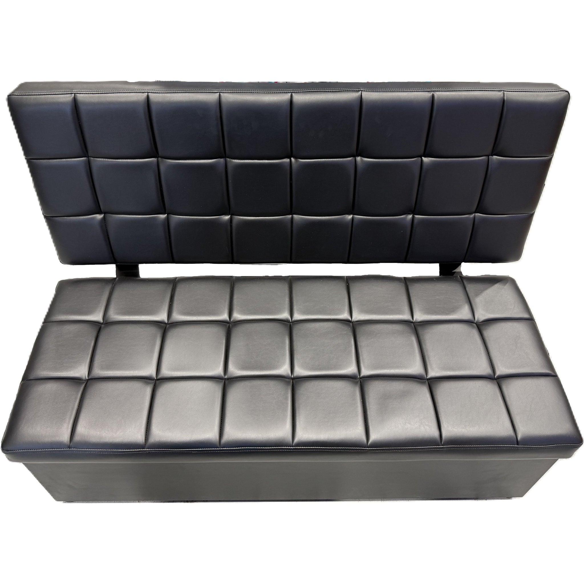 Professional Salon Washing Bench with Black Leather Finish - MV hair and beauty