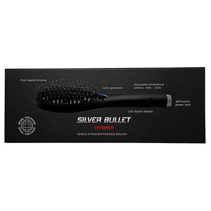 Silver Bullet Hybrid Straightening Brush - MV hair and beauty
