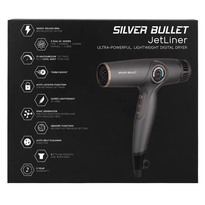 Silver Bullet JetLiner Hair Dryer - MV hair and beauty