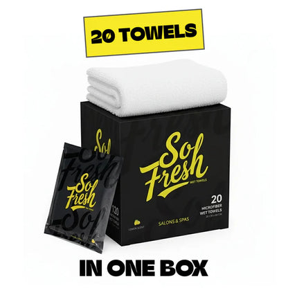 So Fresh Salon and Spa Micro Fiber Towels - 20pc 30cmx60cm - MV hair and beauty