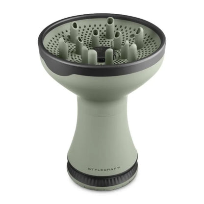StyleCraft Sage Diffuser Hair Dryer (2-in-1 Diffuser Dryer) - Sage Green - MV hair and beauty