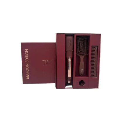 TUFT Diamond Plus 2 inch Hair Straightener Maroon Edition with Gift Set