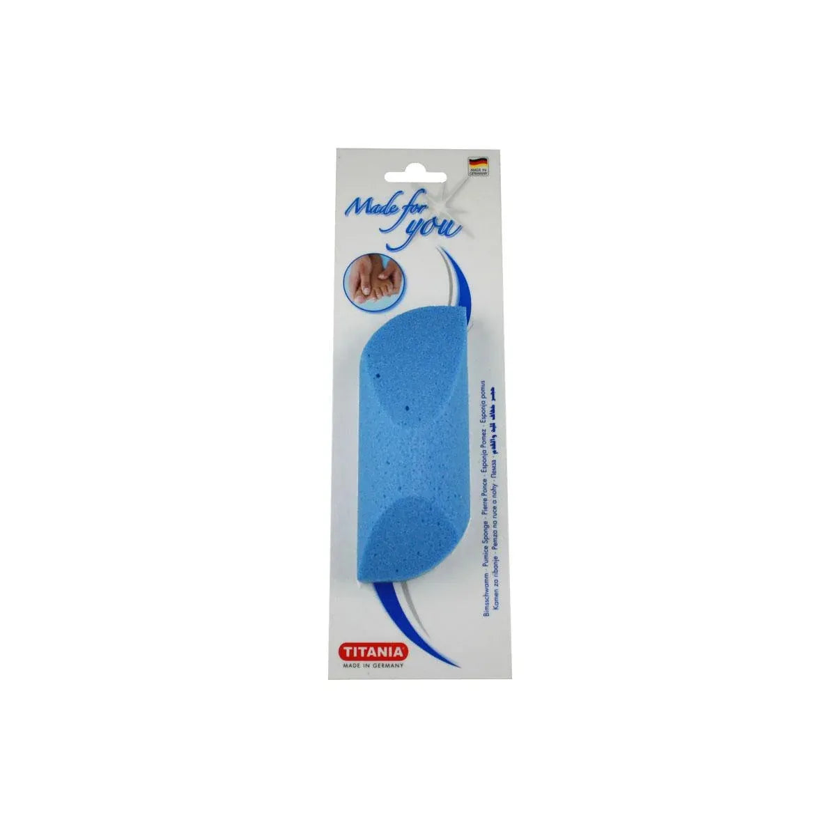 Titania Pumice Sponge Ergonomic Shape - MV hair and beauty