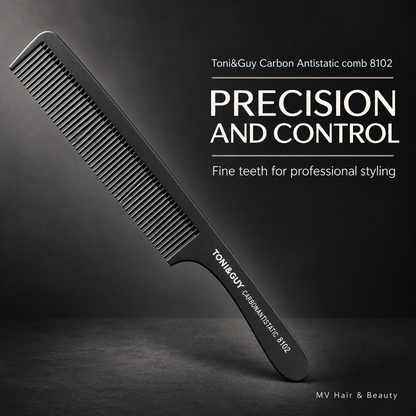 Toni&Guy Carbon Antistatic comb 8102 — PRECISION AND CONTROL