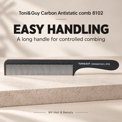 Toni&Guy Carbon Antistatic comb 8102 — EASY HANDLING