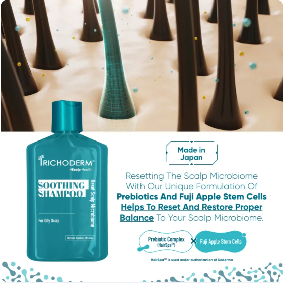 Trichoderm - Soothing Shampoo For Oily Scalp - MV hair and beauty