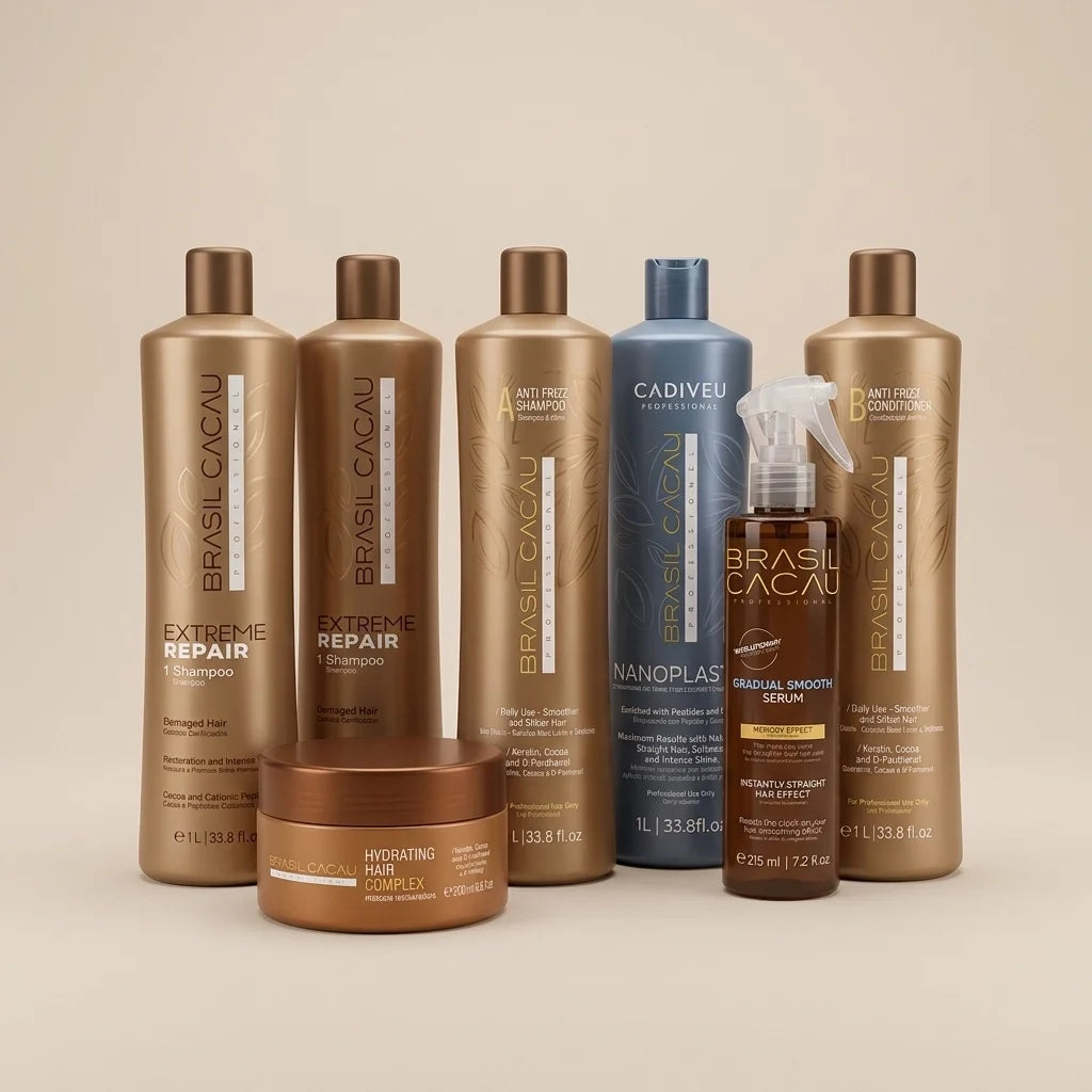 Ultimate Brasil Cacau Hair Care Kit with 7 Products - MV hair and beauty
