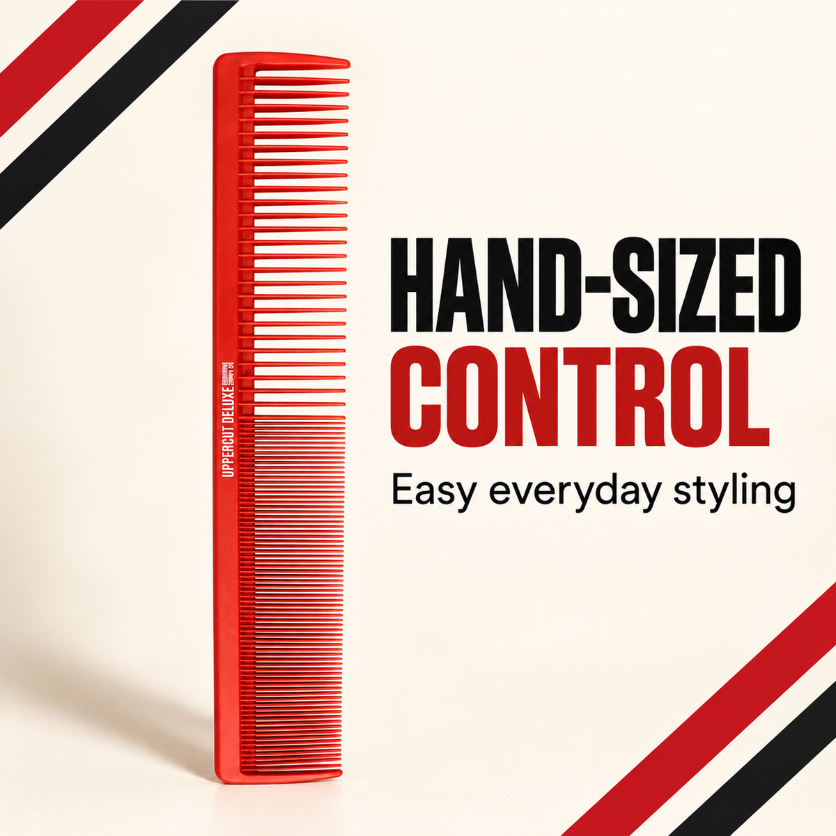 Uppercut Deluxe Comb Red - hand-sized control