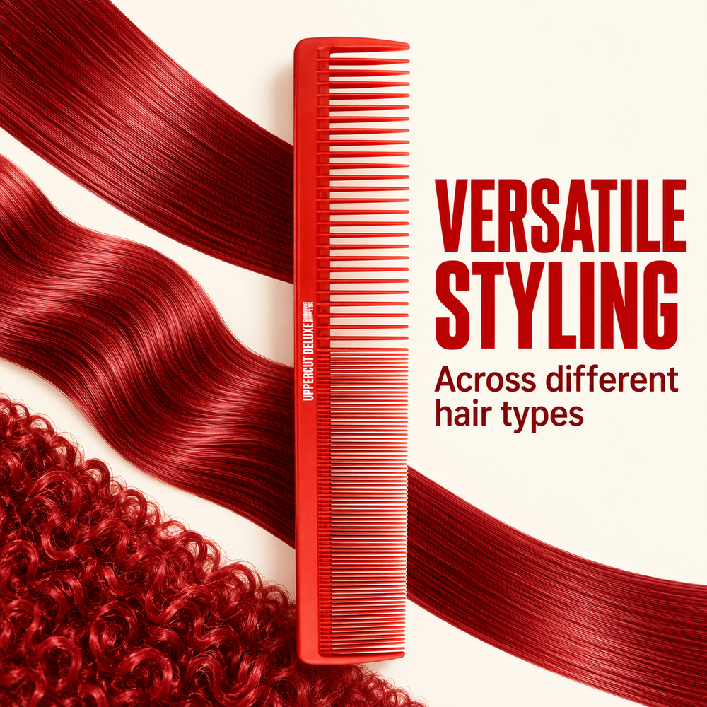 Uppercut Deluxe Comb Red - versatile styling