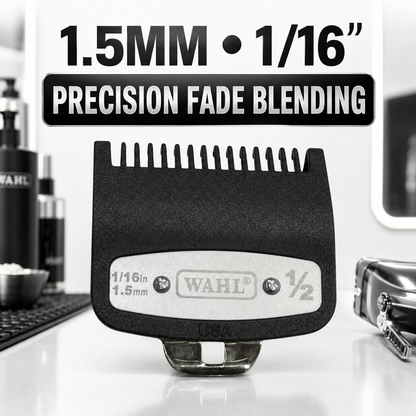 Wahl 0.5 clipper guard 1.5mm precision fade blending benefit