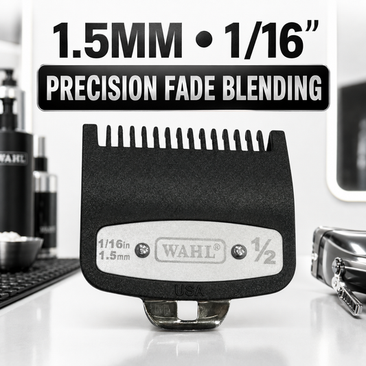 Wahl 0.5 clipper guard 1.5mm precision fade blending benefit