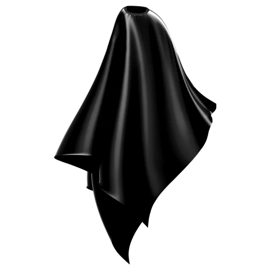 Wahl jumbo black polyester barber cape 152 × 152cm
