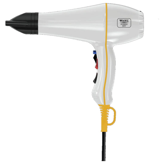 White Wahl Power Dry 2000W Tourmaline Ionic Hair Dryer