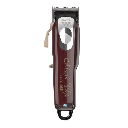 Wahl Cordless Magic Clip red clipper front view
