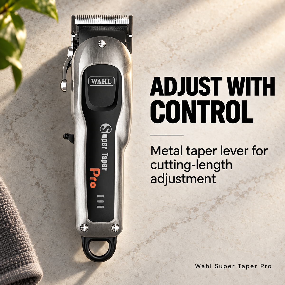 Wahl Super Taper Pro Cordless Clipper – taper control