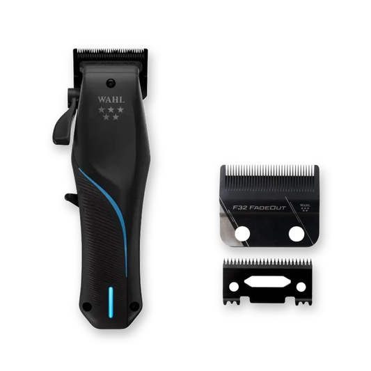 Wahl Vapor Cordless + F32 Fadeout Blade Set exact products on a clean white background