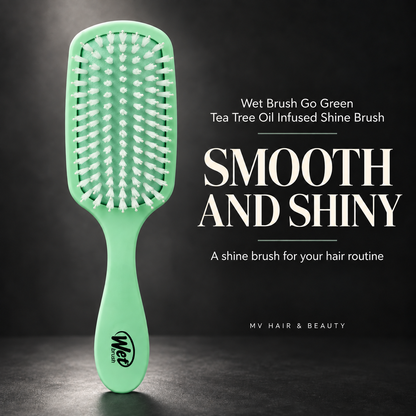 Wet Brush Go Green Tea Tree Oil Infused Shine Brush — SMOOTH AND SHINY
