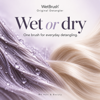 WetBrush original detangler — Wet or dry. One brush for everyday detangling.
