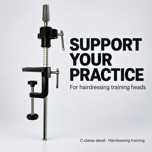 Wig Tripod Stand & C Clamp for Hairdressing Training — SUPPORT YOUR PRACTICE