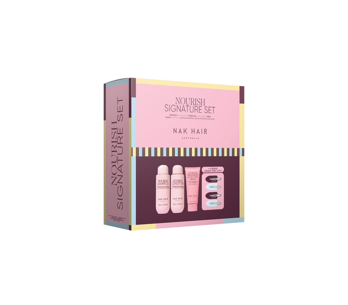 NAK Signature Nourish Trio with Gift 2026 gift pack, supplier SKU XNTRIO26