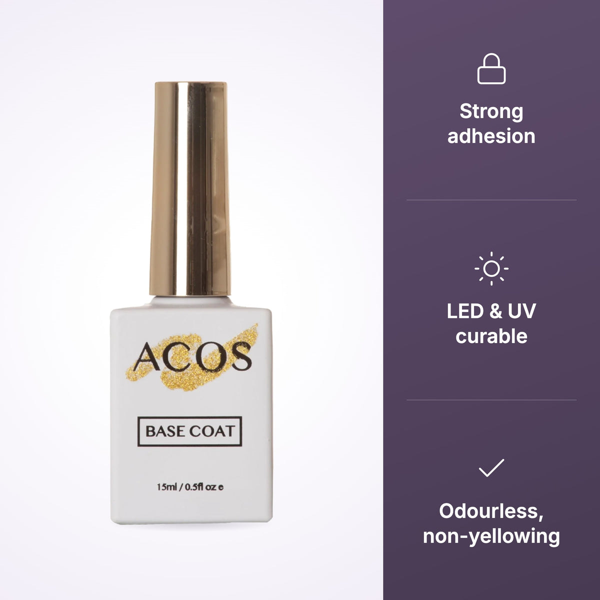 ACOS Gel Colour Base Coat 15ml – key benefits