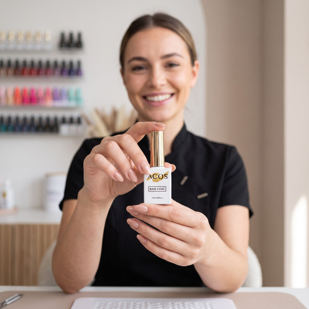 ACOS Gel Colour Base Coat 15ml – lifestyle shot