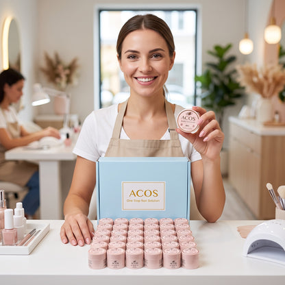 ACOS Hema Free Builder Gel in a jar Collection Kit (48 Colours)