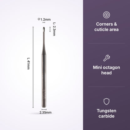 ACOS Mini Octagon Nail Drill Bit (Bit022) key benefits infographic