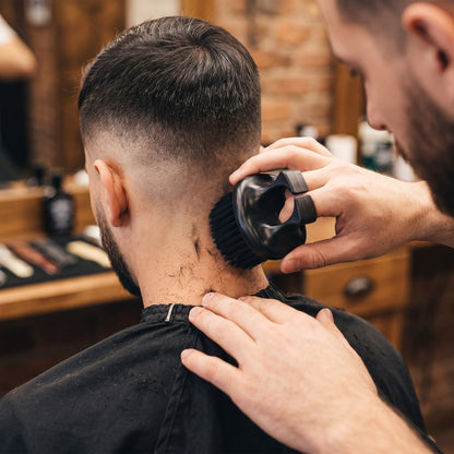 AilieK Ring Hair Brush in use