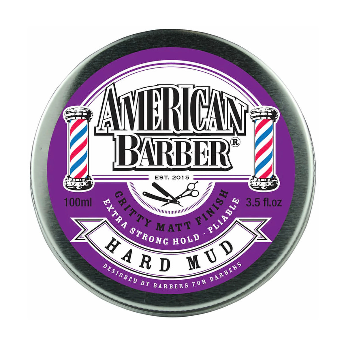 American Barber Hard Mud 100ml - MV hair and beauty