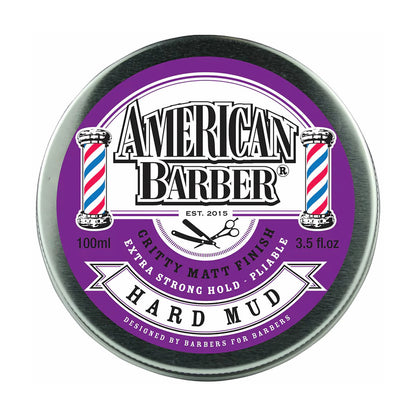 American Barber Hard Mud 100ml - MV hair and beauty